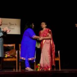 Smt. Reena Basu Awarded Life Time achievement award by Smt. Meena Das